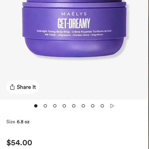 New in Box MAËLYS Get Dreamy Overnight Toning Body Whip - Picture 3 of 14